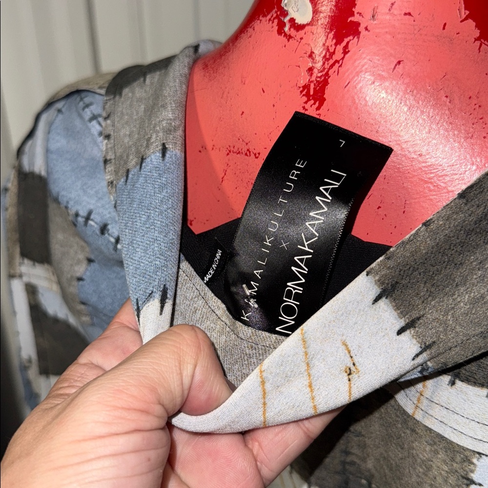 Norma Kamali patchwork jacket - image 4